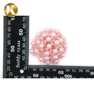 Custom Shoe Buckle Clips Combination Of Pearls And Crystal Beads