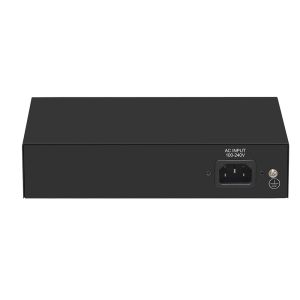 4 Port Gigabit PoE Switch 60W Budget SFP Fiber Unmanaged With VLAN 250-Meter