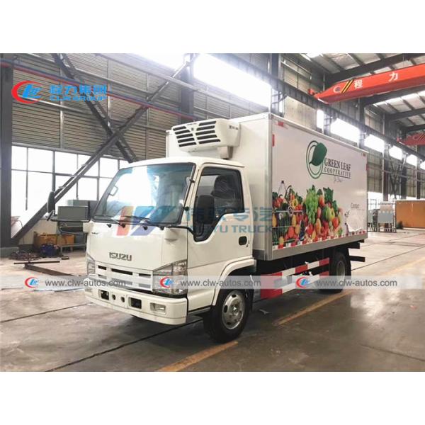 Quality ISUZU 3T 4T Refrigerated Van Truck For Ice Cream Delivery wholesale