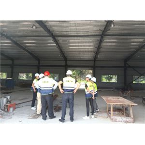 Color Steel Sheet Wall Panel Light Steel Structure Building With Rolling Door