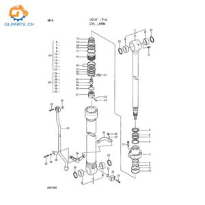EX120-5 EX130H-5 4317313 Excavator Hydraulic Arm Cylinder Factory