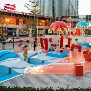 Cheap Customized Die Cutting Printing Children's Playground Equipment for Animal Theme Parks for sale