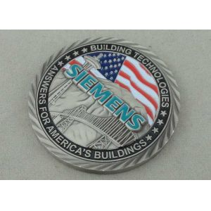 Copper Stamped Personalized Coin , 1 1/2 Inch Silver Plating And 3D Proof Coin