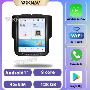 10.4 Inch Screen 8 Core Car radio For 2011- 2017 Dodge Ram Navigation GPS
