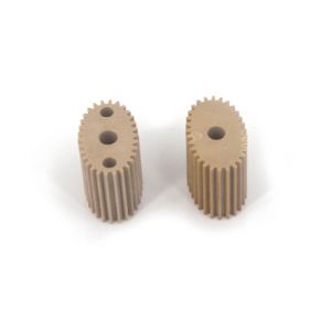 Cheap Flame Retardant Two Layers Peek Gears Plastic Engineering Parts for sale