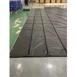 Waterproof PVC Tarpaulin Fabric Flatbed Tarpaulin Sheet Lumber Tarp Loading