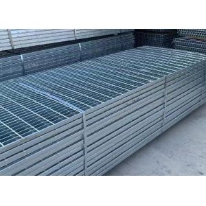 1m 1.2m Width Galvanized Walkway Floor Gratings High Load Capacity
