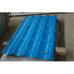 China Building Corrugated Steel Roofing Sheets / Corrugated Sheet Metal Panels Color Customized on sale