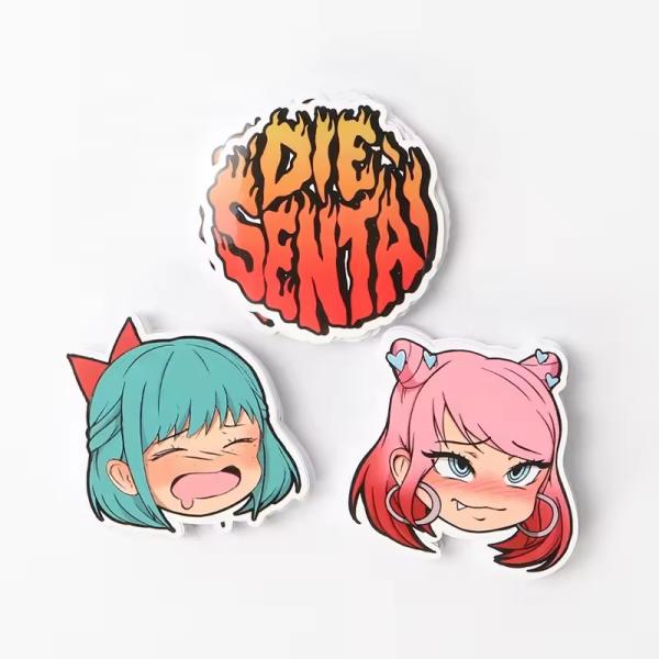 Vibrant Full Color Permanent Label Stickers Customizable Design Glossy/Matte