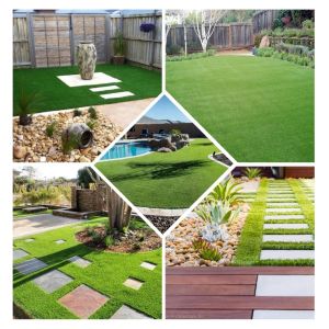Simple maintenance Artificial Greenery Landscape Turf Lawn Grass Indoor Outdoor