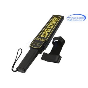 Multi Alarm Indication Hand Held Metal Detector Operate Frequency 22 KHZ