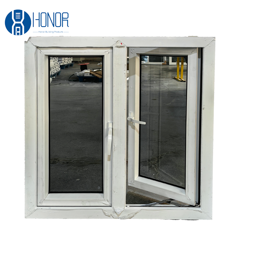 China Latest Simple Design PVC Casement windows for House on sale