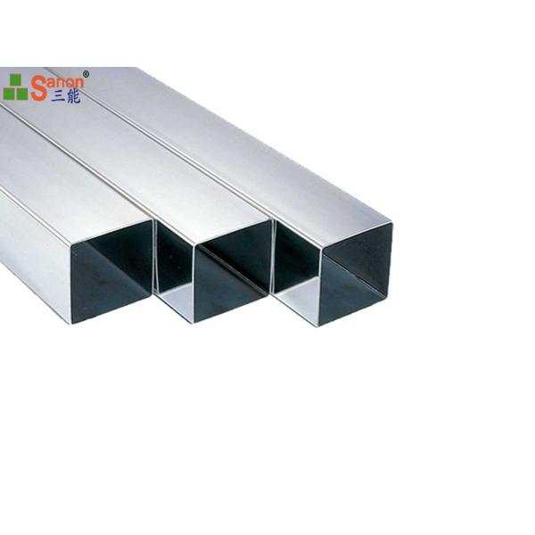 Quality ASTM / AISI 304 Cold Drawn Welded Tubes , Stainless Steel Square Tubing wholesale