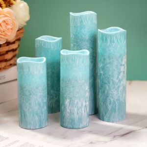 Electric Light Candles LED Candle With LED Wax Drop Dancing Flames And 2 X AA