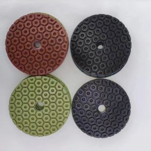 Granite Marble Floor Polishing Pad 4inch Wet Dry Resin Sandpaper 100mm Handle