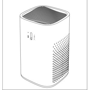 Airradio 2 Stage Filter Tobacco Smoke Air Purifiers 170m3/H CADR