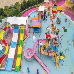 Large Venue Full Size Map Customized Factory Cheap Water Park Slide High-quality