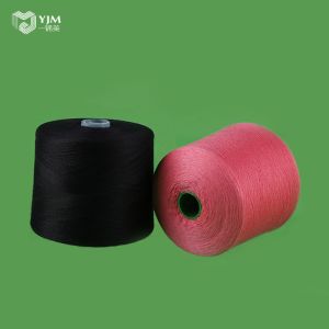 Bright Virgin Dyed Raw White 100% Polyester Staple Yarn TFO Polyester Weaving