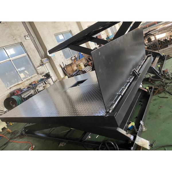 1500kg Load Capacity Hydraulic Scissor Dock Lift Platform With Electric Lip Easy