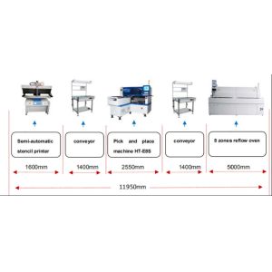 One Module SMT Placement Machine 45000 CPH Stable Performance
