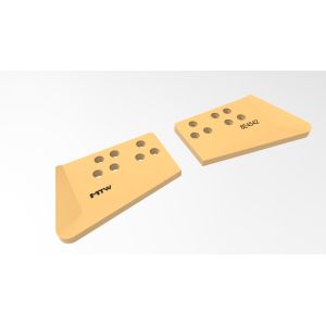 Boron Steel Bulldozer End Bit 8E4542 7 Holes Manganese