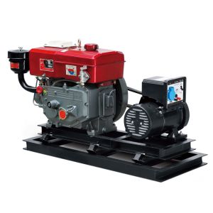 110 - 240V Small Diesel Generator , Genset Power Machine DC Fuse Protection