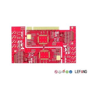 FR4 Multilayer PCB Board 1OZ Copper Thickness For Communication With Gold Finger