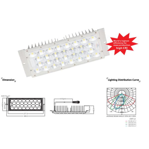 High Efficiency Pole Light LED Retrofit , LED Retrofit For Shoebox Fixtures Long