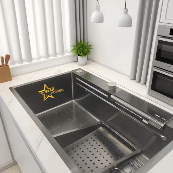 Quality Grey Stainless Steel Kitchen Sink Partition 11kg Load Capacity wholesale