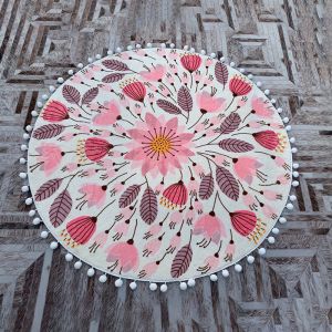 Custom Made Bedroom Runner Rugs Pashmina Carpet 90cm 120cm Diameter