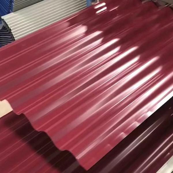 Quality Prepainted Carbon Steel Roofing Sheets 12 M Color Coated Corrugated wholesale