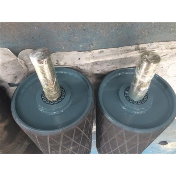 Herringbone Lagging Conveyor Belt Drive Pulley For Fertilizer Industry