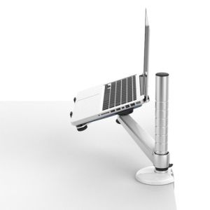 Office Desk Adjustable Stand Holder Clamping Bracket Stylish Aluminium Material