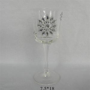 Cheap high size candle holder with diamonds for sale