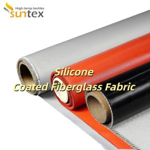 Industrial Strength Silicone Coated Fiberglass Fabric with Superior Heat