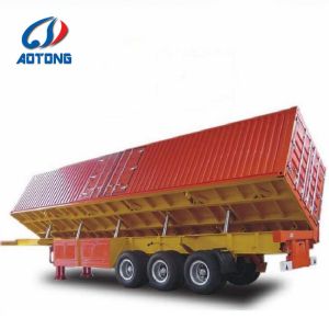 Max Payload 20001-25000 kg 3 or 4 Axles Side Tipper Dump Trailer for Coal