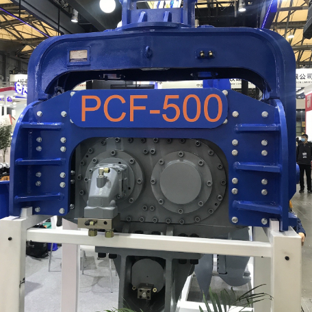 Quality 24 Meter Hydraulic Pile Driver With 3700kg Weighted Vibro Hammer wholesale