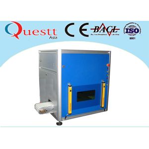 Industrial 4.0 Fiber Laser Marking Machine for Metal with Conveyor Belt , 7 m