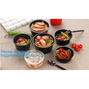Take-away food package 3000ml large plastic salad bowls,PP white 700ml