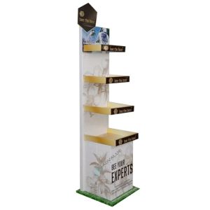 Flat Packed Cardboard Stand Display Pedestals For Promotion / Advertising