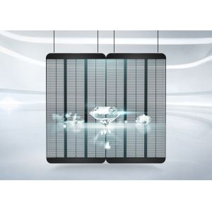 P3.91 Led Transparent Screen Display Grille Full Color Led Ice Screen Indoor