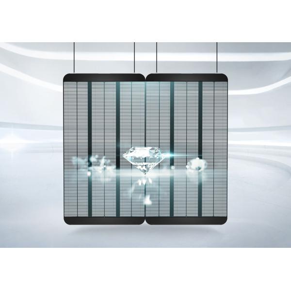 P3.91 Led Transparent Screen Display Grille Full Color Led Ice Screen Indoor