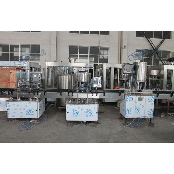 SUS304 / SUS316 Water Bottle Filling Machine , Small Scale Pure Liquid Filling
