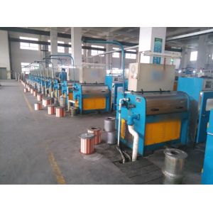 Intermediate Copper Wire Drawing Machine With Annealer , CE ISO