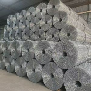 Galvanized Wire Reinforced Pipeline Coating Mesh RE-L 8 Lines 1.66mm-2.85mm Wire