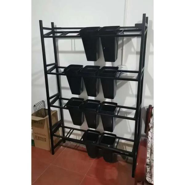 Factory Customized Color Size Florist Shelf Flower Bucket Display Stand Flower