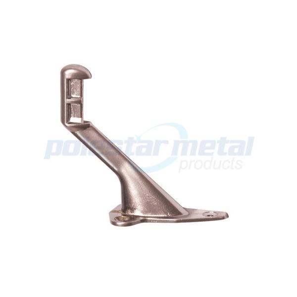 Quality Decorative Door Hardware Satin Chrome Heavy Duty Handrail Brackets 74mm wholesale