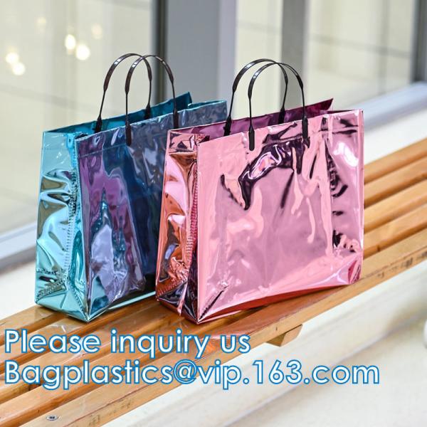 Fashion Tote Bag New Design Tote Bag, Custom Logo Holographic Bags, Zippered