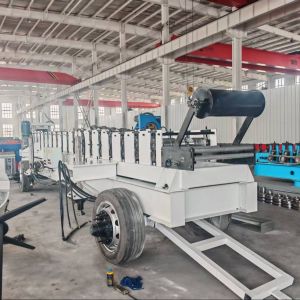 Automated Hydraulic Cutting Downpipe Forming Machine with PLC Control