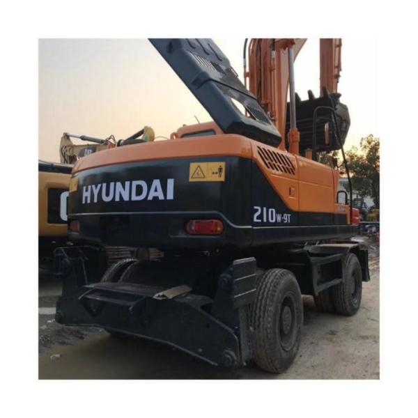Quality ORIGINAL Hydraulic Pump Used Second Hand Digger Hyundai210W with EPA Engine Auger wholesale